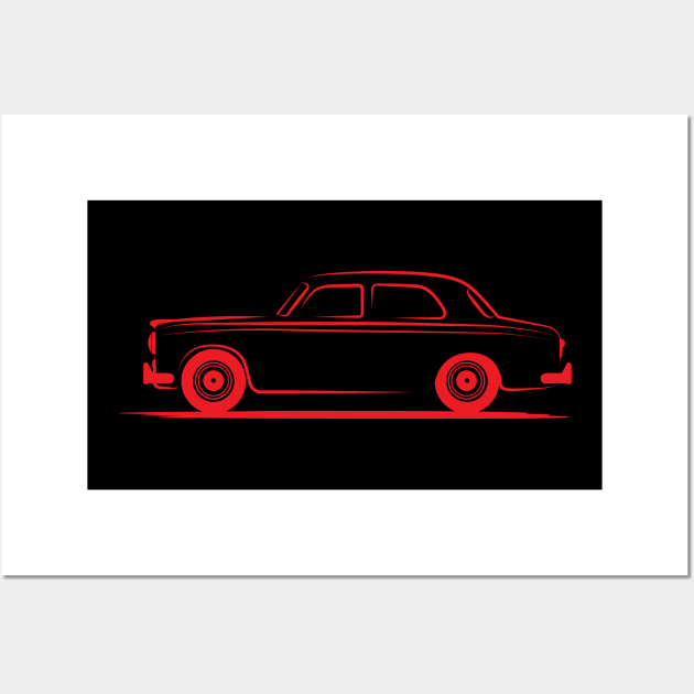 Peugeot 403 Red Wall Art by PauHanaDesign